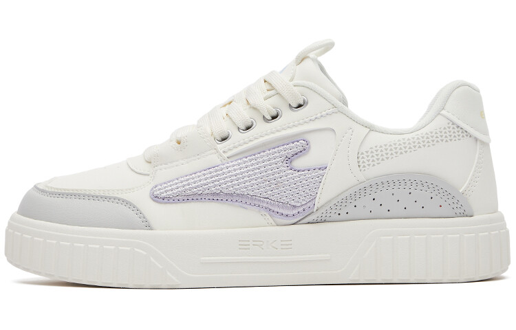 

Кроссовки для скейтбординга женские низкие Oak Bud белые/туманно-розовые фиолетовые Erke, Розовый, Кроссовки для скейтбординга женские низкие Oak Bud белые/туманно-розовые фиолетовые Erke