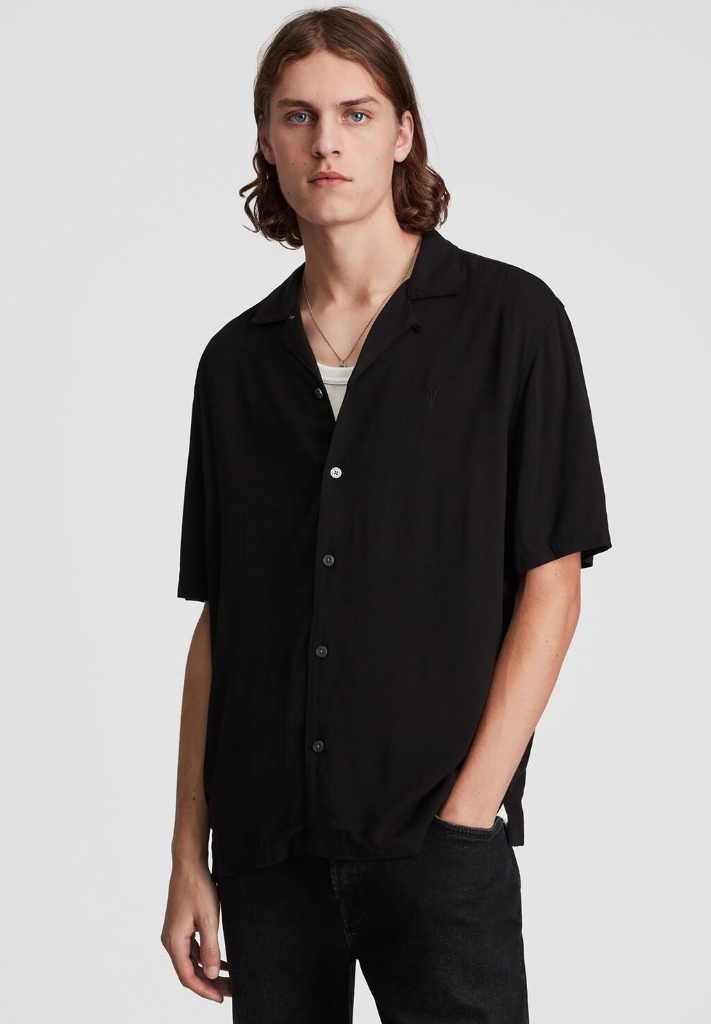 

Рубашка Venice AllSaints, черная