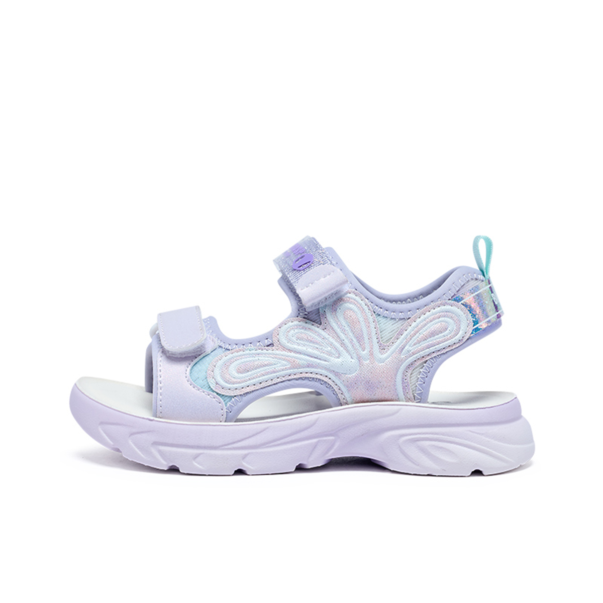 

Противоскользящие, дышащие, легкие детские сандалии с амортизацией BIG WASP, сирень