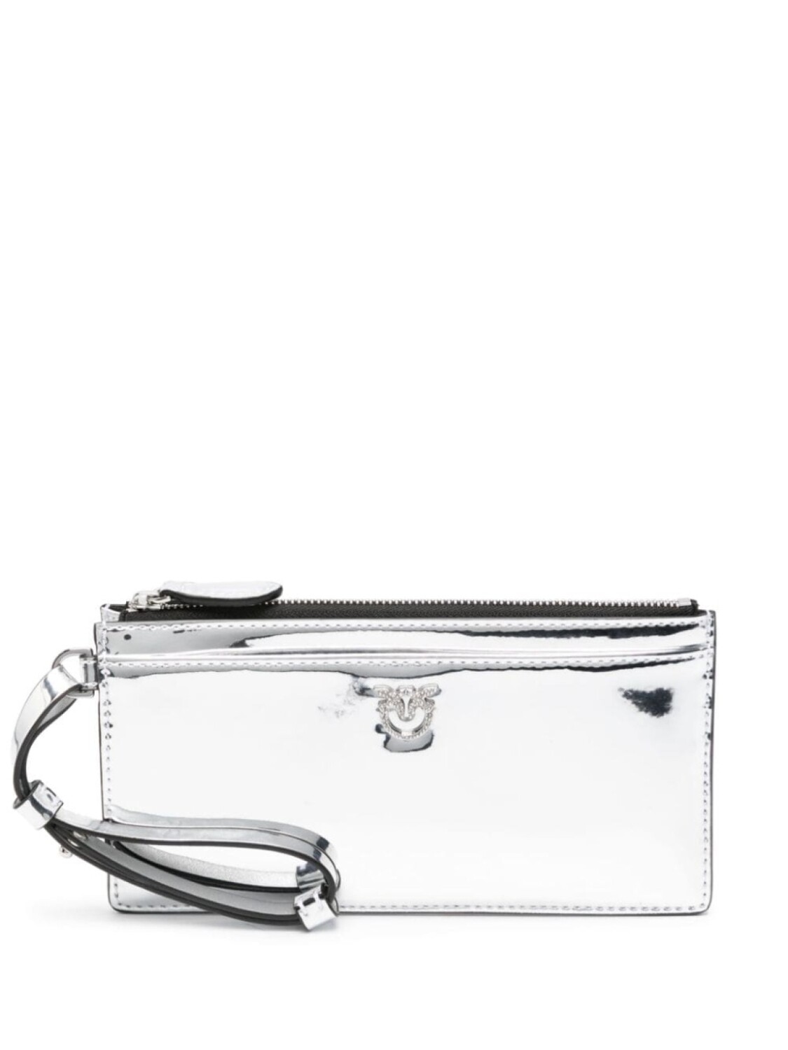 

Кошелек PINKO с металлическим эффектом, серебряный