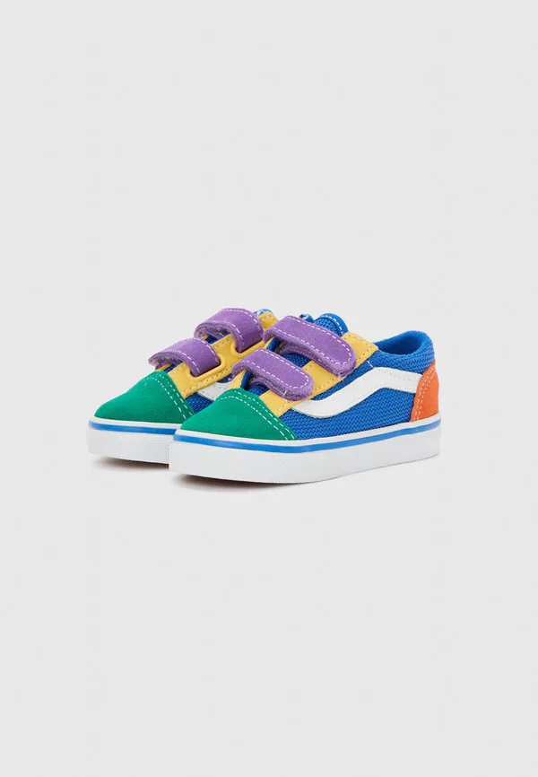 Классические скейтбордистские кроссовки унисекс Vans, Blue/Multi-Coloured — фото 2