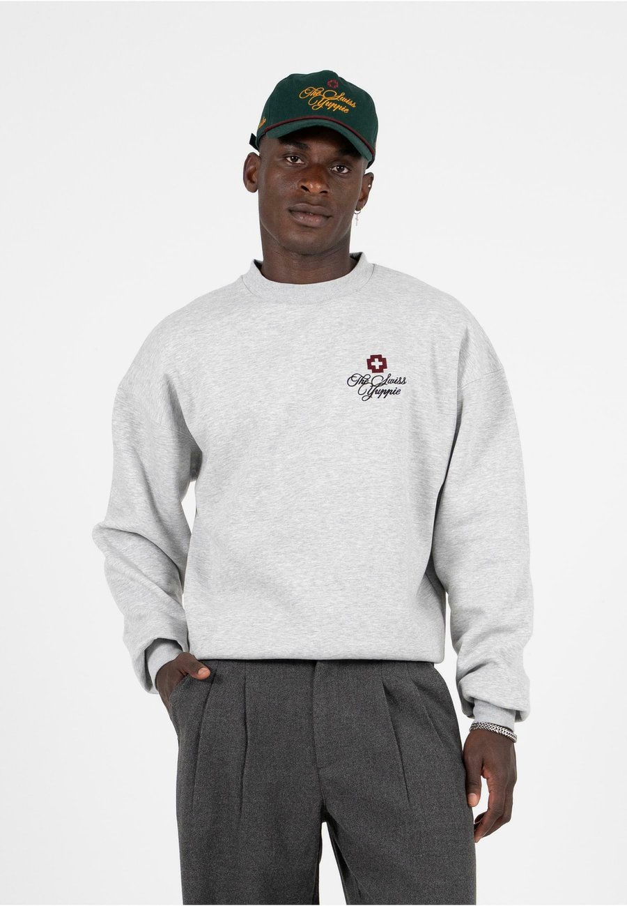 

Толстовка PROHIBITED THE SWISS YUPPIE CREWNECK, Grey Melange/Mottled Grey