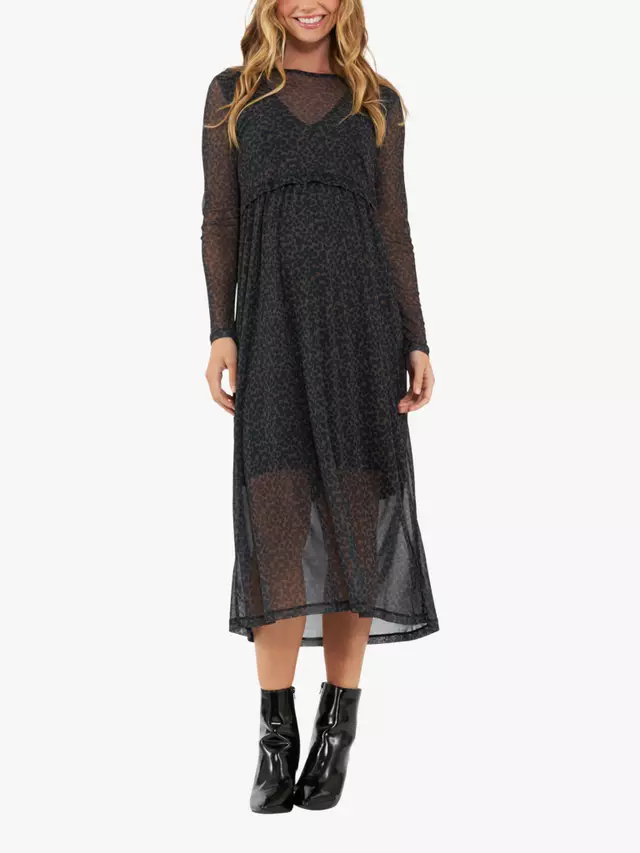 

Платье Ripe Jen Nursing, цвет brown/black