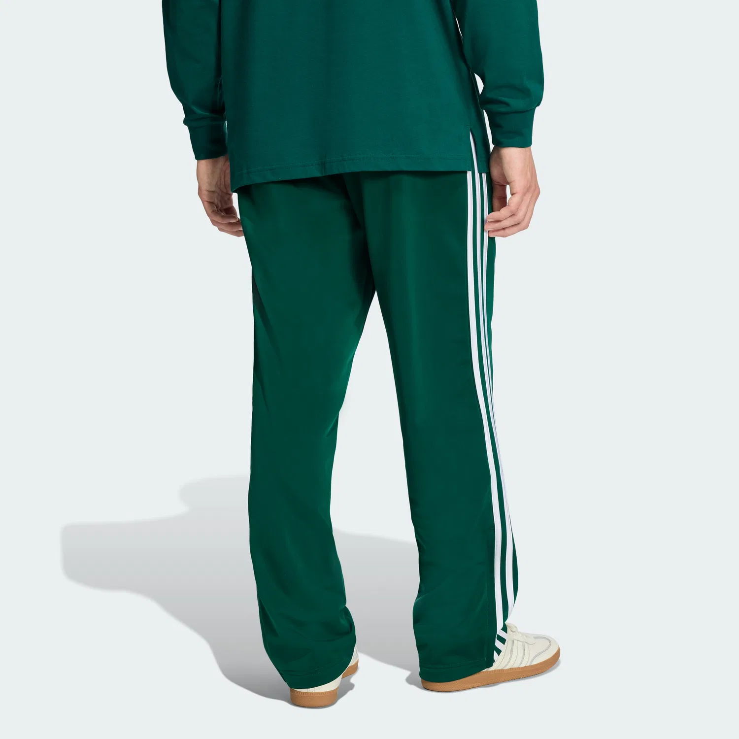 Мужские спортивные брюки Adidas Firebird Track, тёмно-зелёные — фото 2