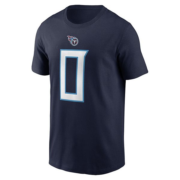 Футболка с именем и номером игрока Кэлвина Ридли Tennessee Titans Nike — фото 3