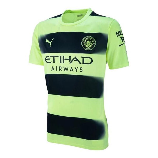 

Спортивная футболка manchester city f.c. third 22/23 replica football jersey 'green' Puma, зеленый