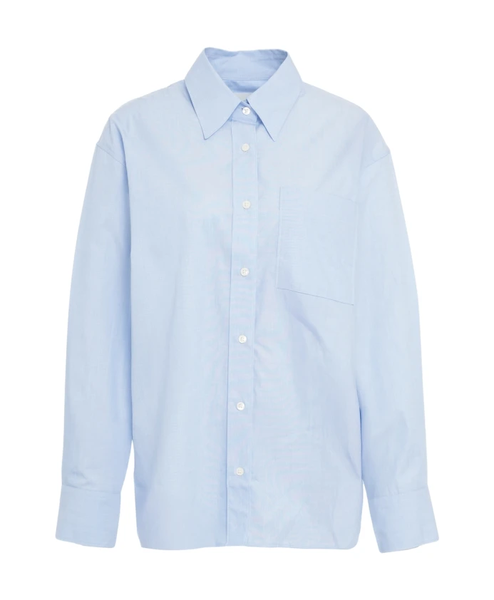 

Классическая хлопковая рубашка свободного кроя. Closed, синий