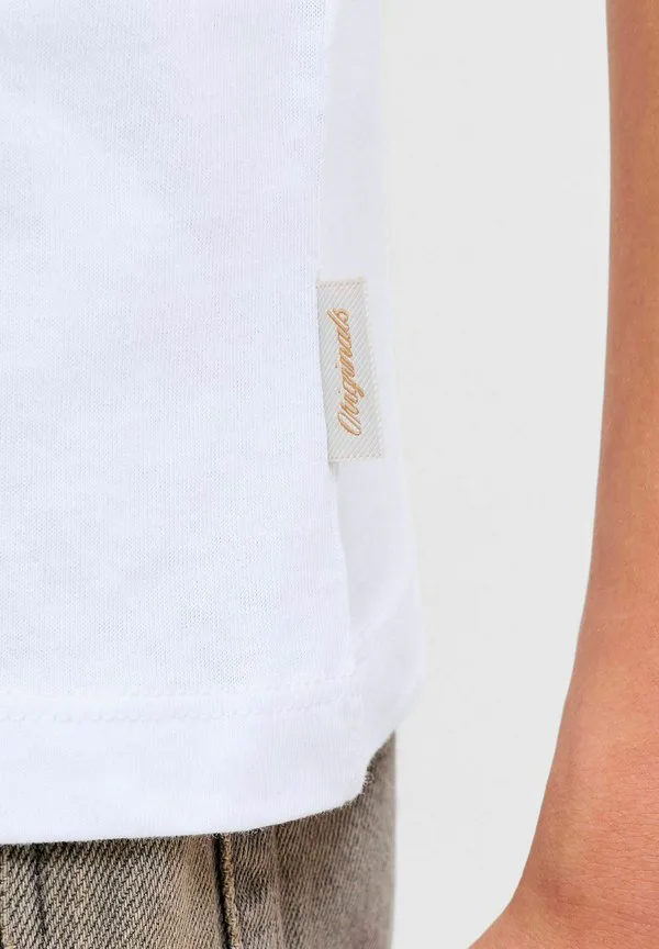 Футболка с принтом черепа jorcatskills ss cn sn jnr Jack & Jones Junior, Bright White — фото 4