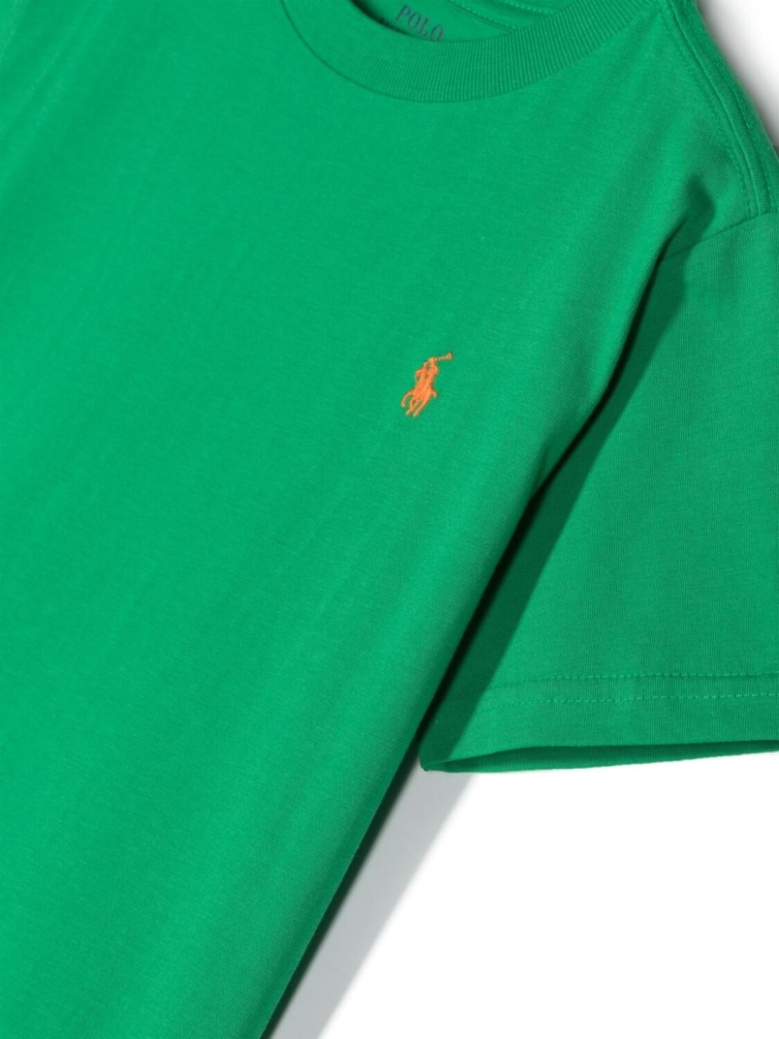 Ralph Lauren футболка с вышитым логотипом, зеленый — фото 3