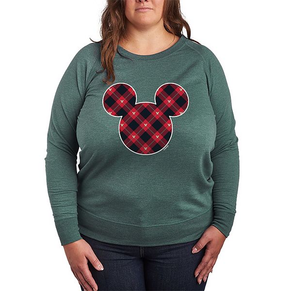 

Футболка с длинным рукавом Mickey Mouse plus size в клетку Disney, Heather Green, Зеленый, Футболка с длинным рукавом Mickey Mouse plus size в клетку Disney, Heather Green