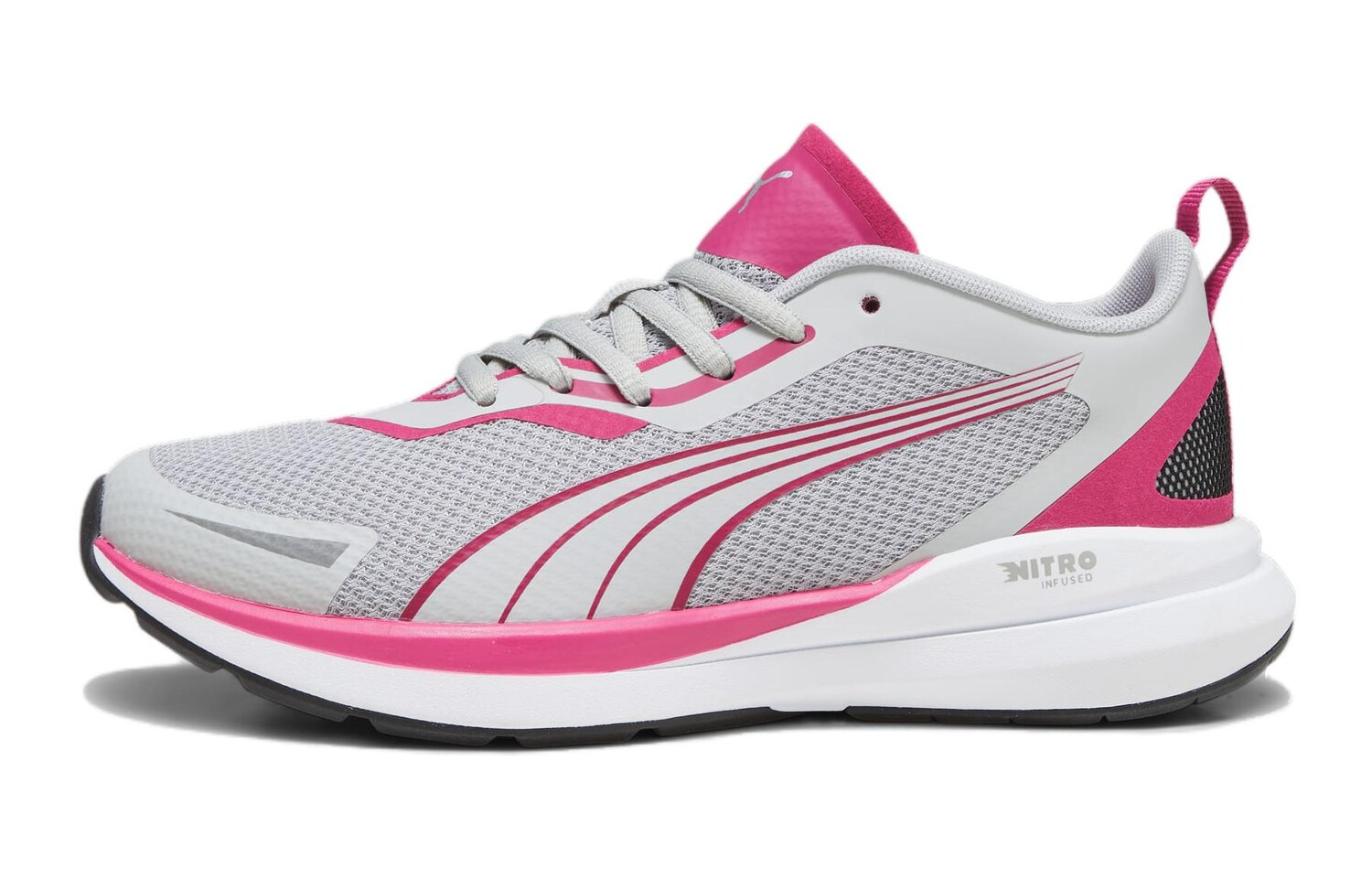 

Кроссовки Puma Kruz Nitro Big Kid 'Ash Grey Pinktastic', розовый