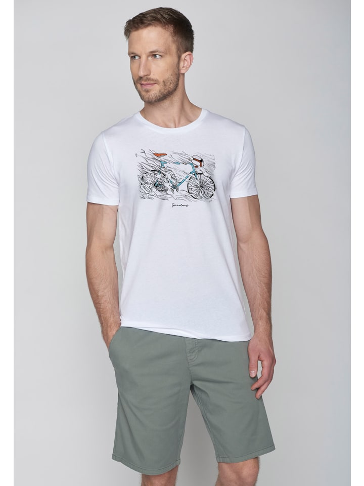 

Футболка Bike Storm белого цвета GreenBomb