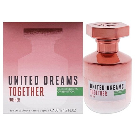 

United Dreams Together Women Edt спрей 1,7 унции, United Colors Of Benetton