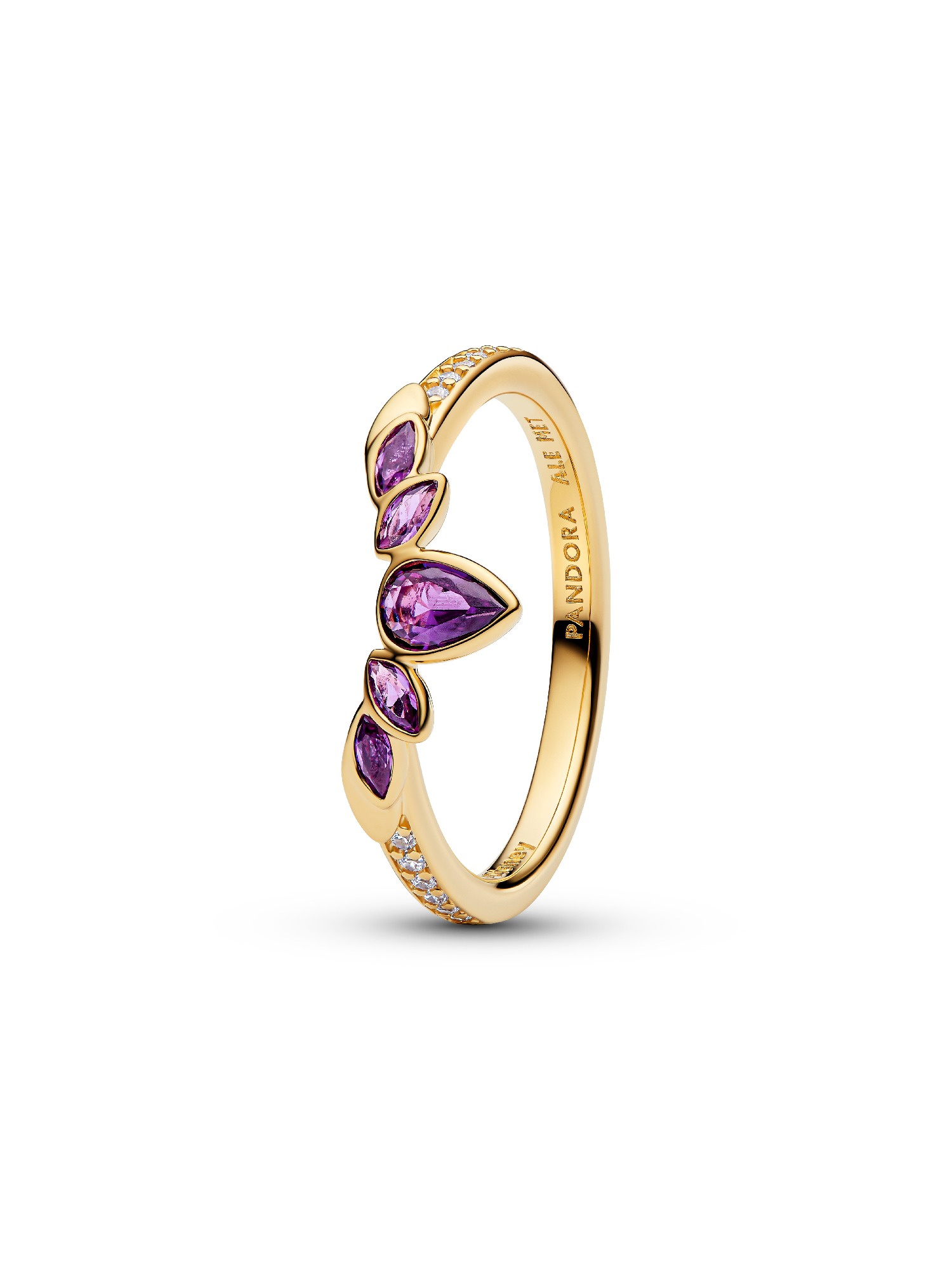 

Кольцо-тиара Анна из мультфильма Холодное сердце от Disney Pandora, 14-каратное золотое покрытие