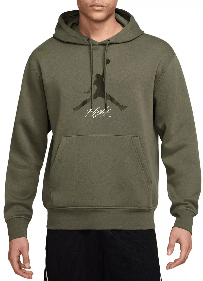 

Мужская флисовая толстовка Jordan Essentials Baseline, цвет Medium Olive
