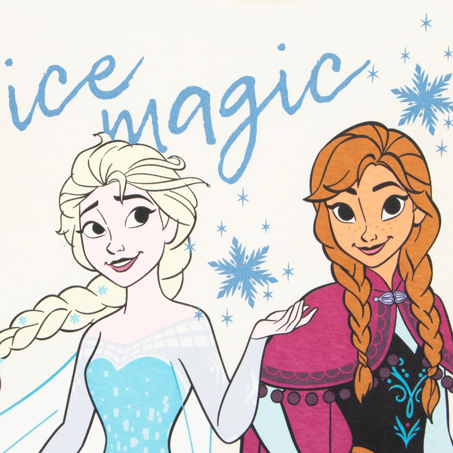Футболка Disney Frozen с принтом Эльзы и Анны, белый — фото 3