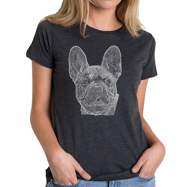 

Футболка с принтом French bulldog La Pop Art, Black
