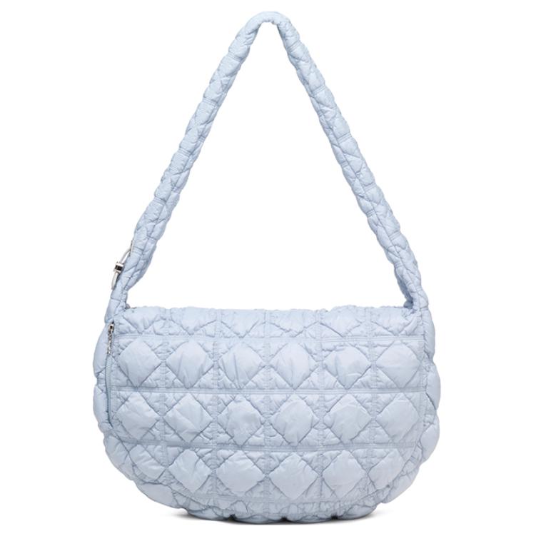 

CARLYN Нейлоновая женская сумка через плечо голубая, Light Blue