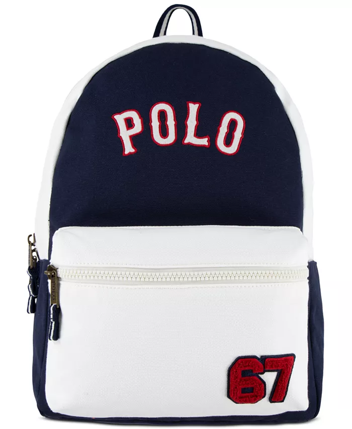 

Детский рюкзак League с цветными блоками Polo Ralph Lauren, синий