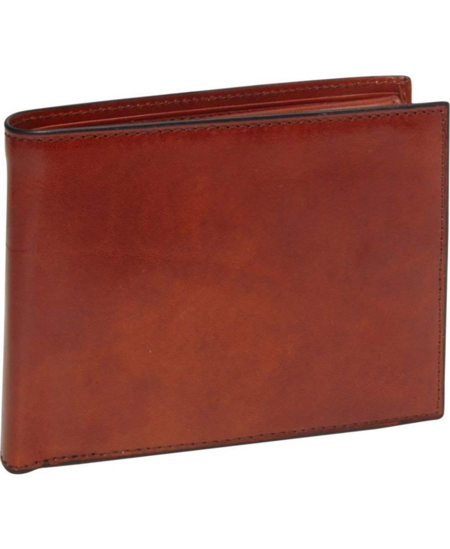 

Мужской кожаный кошелек для кредитных карт с отделением для удостоверения личности и паспорта Bosca, Amber