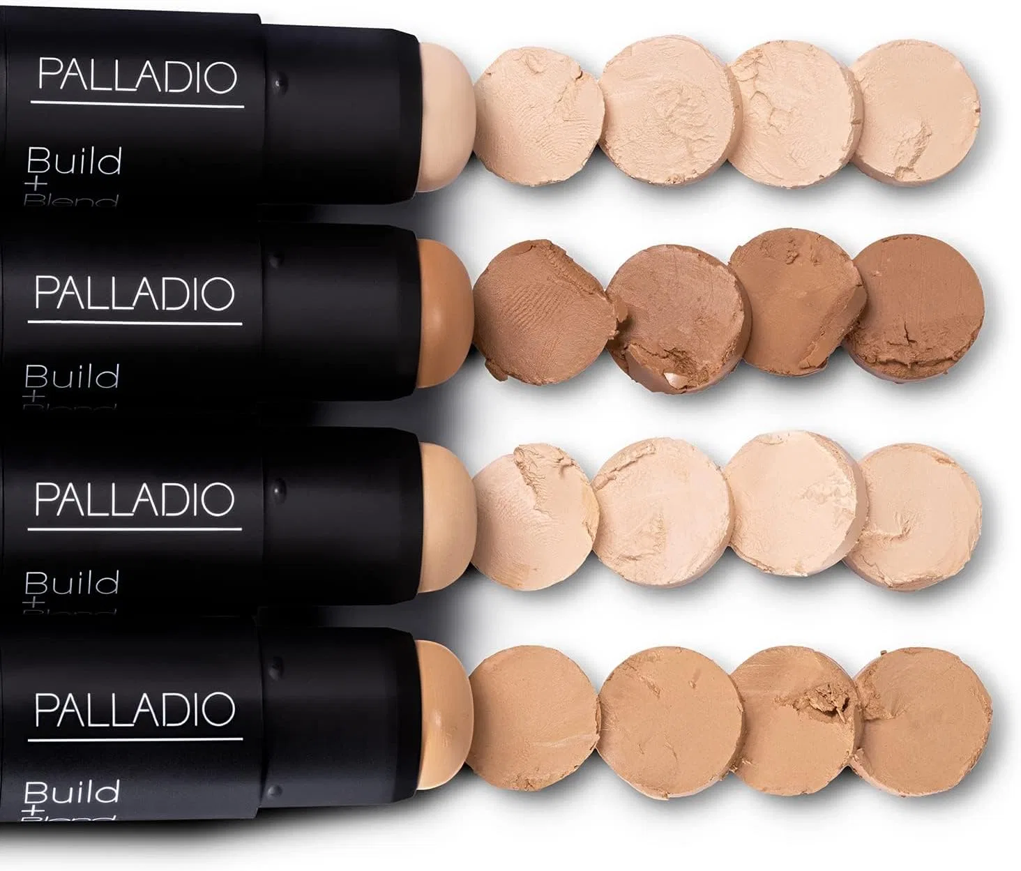 Тональный стик Palladio Build & Blend, средней плотности, Warm Brown, 0.25 унции — фото 4