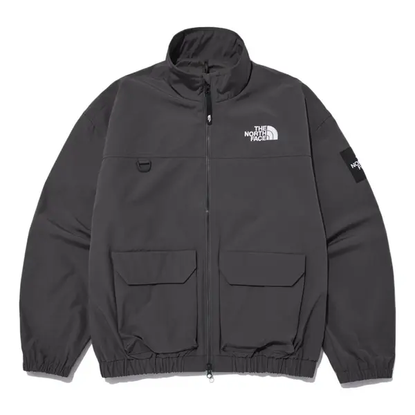 

Куртка fw22 logo crop jacket 'grey' The North Face, серый
