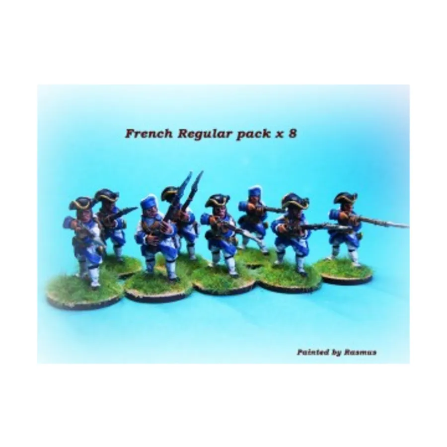 

Французские регулярные клиенты, French & Indian War 1754-1763 (28mm)