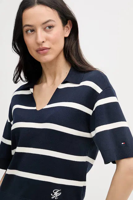Платье-поло женское Tommy Hilfiger, синий — фото 4