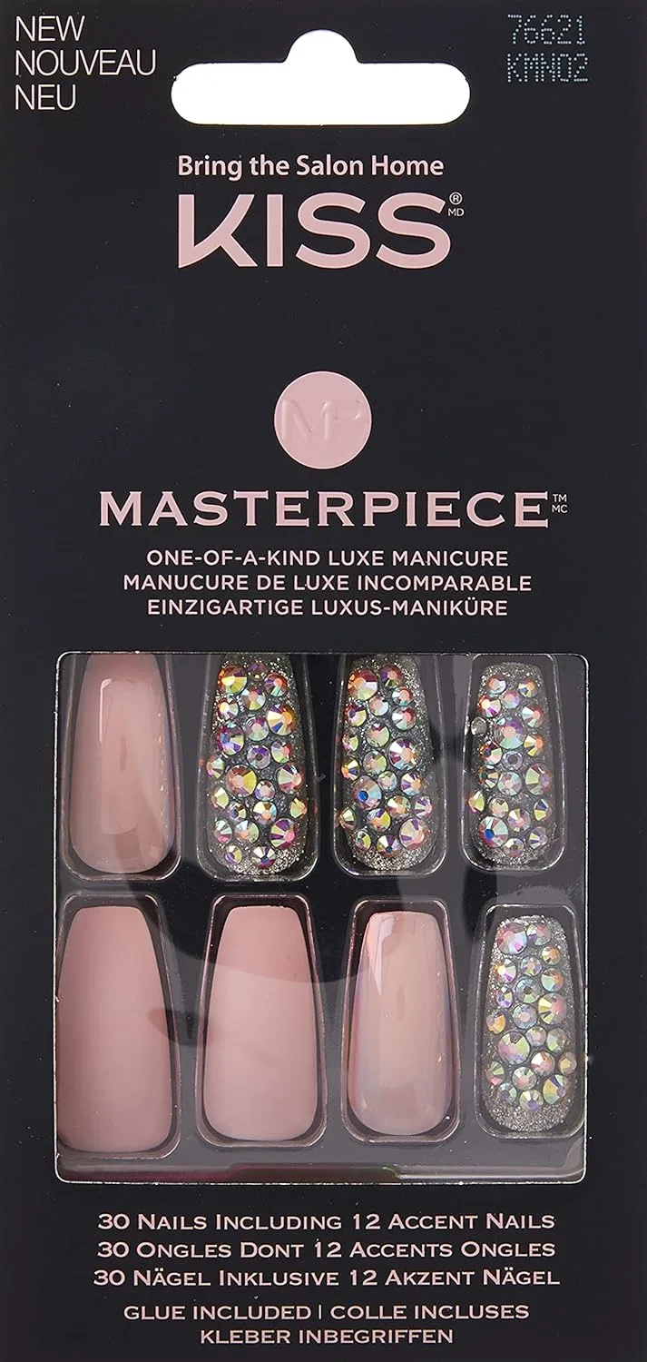 Набор накладных ногтей «Masterpiece One Of-A-Kind Luxe Mani KMN02 Everytime I Slay» от KISS Kiss — фото 2