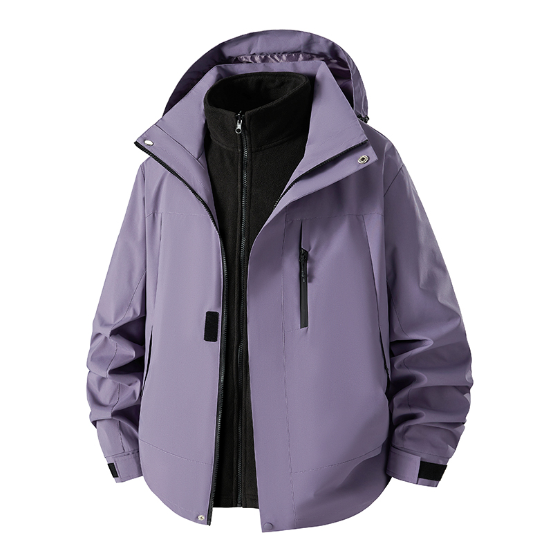 

WARRIOR Ветровка Unisex, Dark Purple 3-in-1