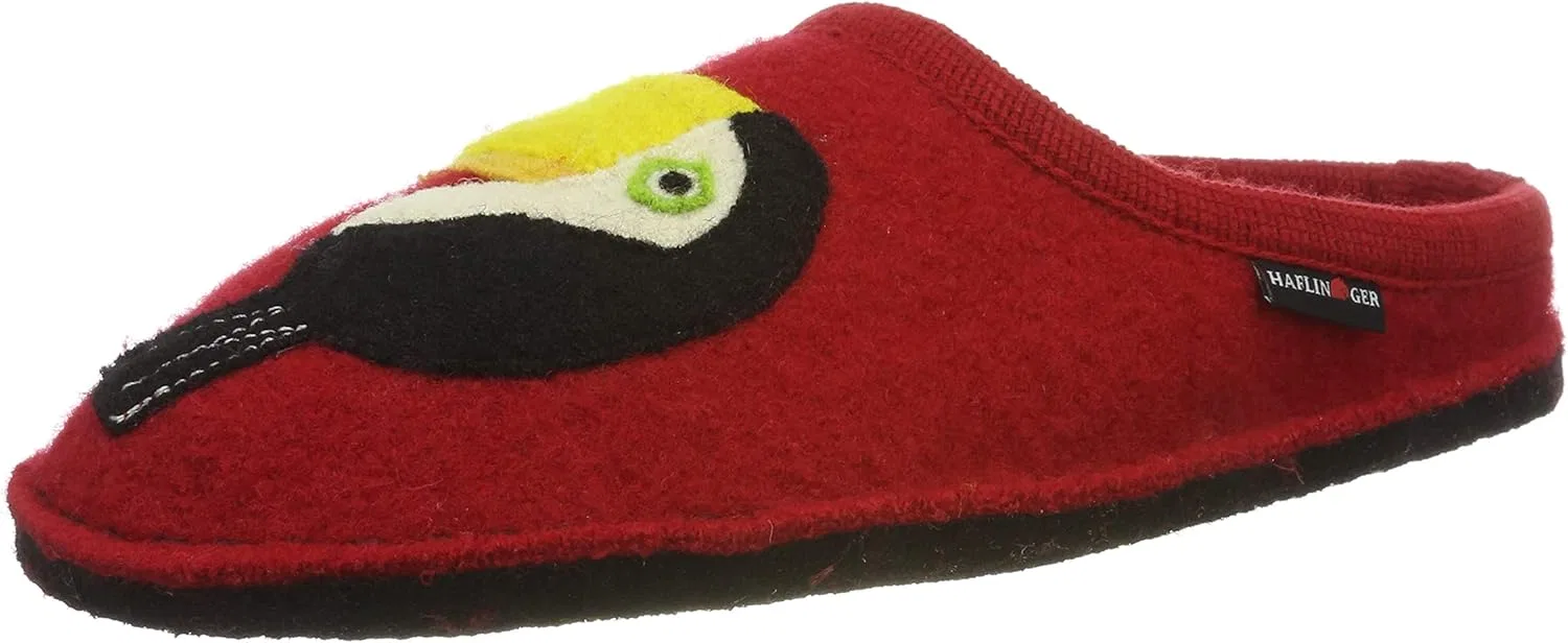 HAFLINGER Унисекс тапочки Flair Tucan, Red