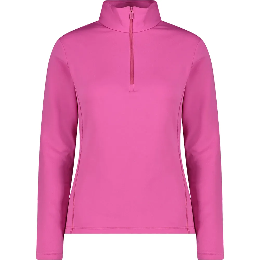 

Флис CMP Stretch 38E1596 half zip, розовый