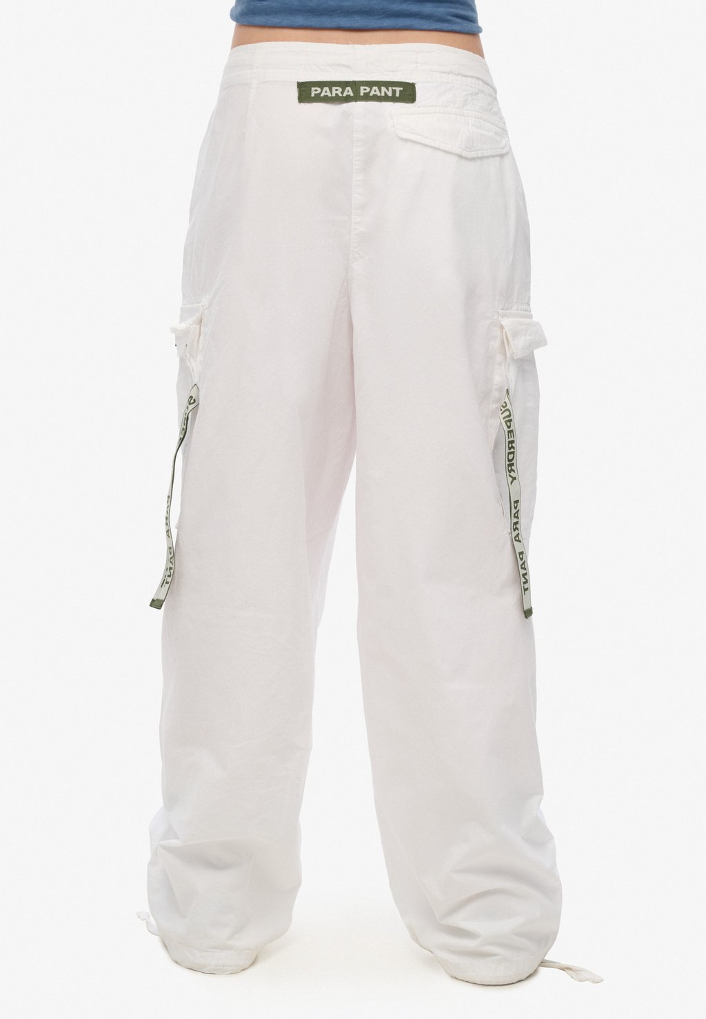 Брюки-карго BAGGY PARACHUTE Superdry, цвет Optic — фото 3