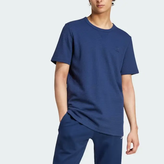 Футболка DIESEL мужская Midnight Indigo Adidas Originals, индиго — фото 2