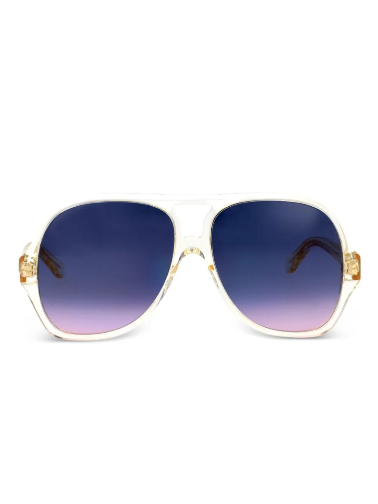 

Большие солнцезащитные очки Chloé Eyewear, белый
