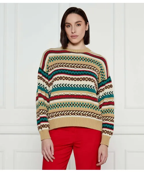 

Свитер Новара Relaxed fit Weekend Maxmara, бежевый