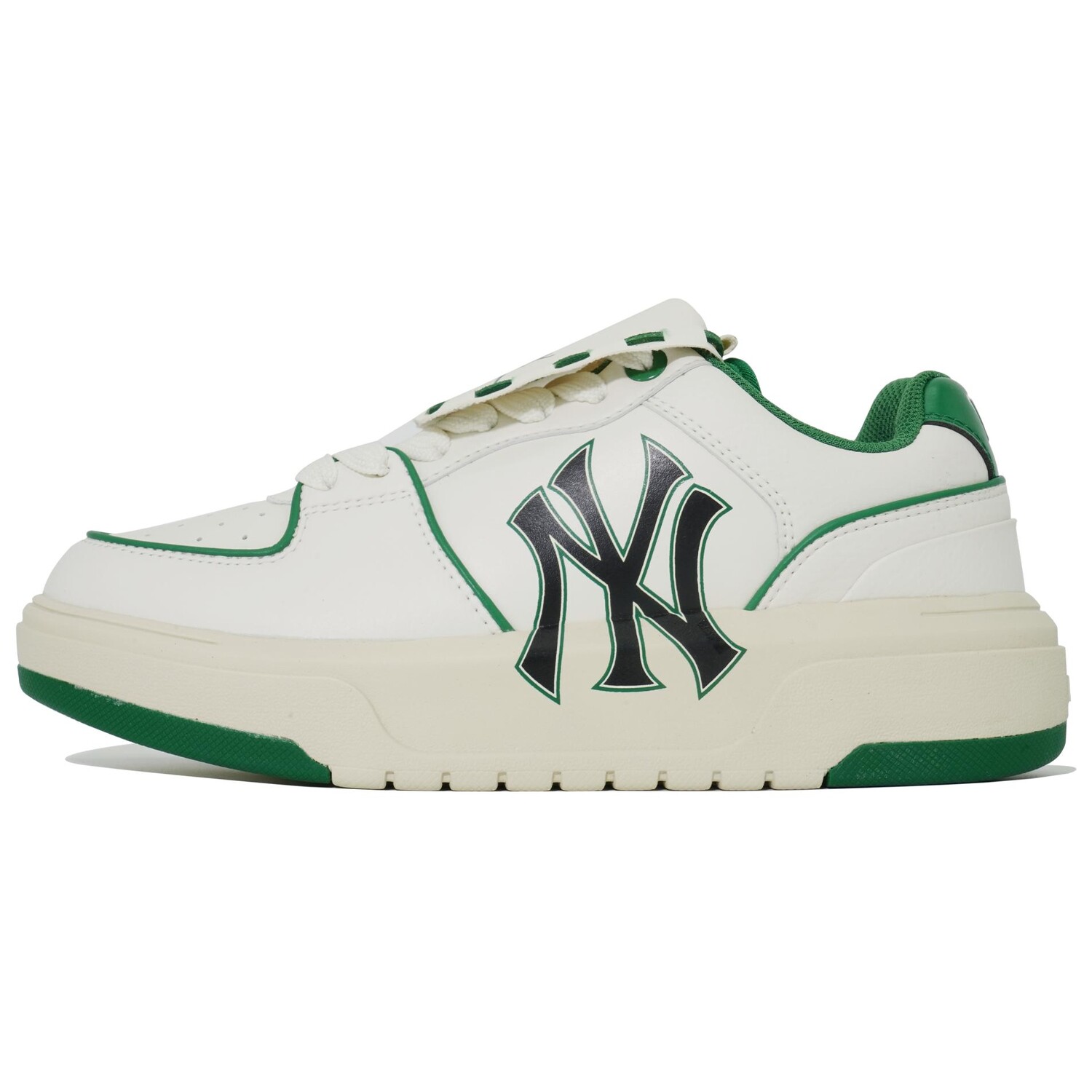 

Кроссовки MLB Chunky Liner Skateboarding Shoes Unisex Low-top Green, белый