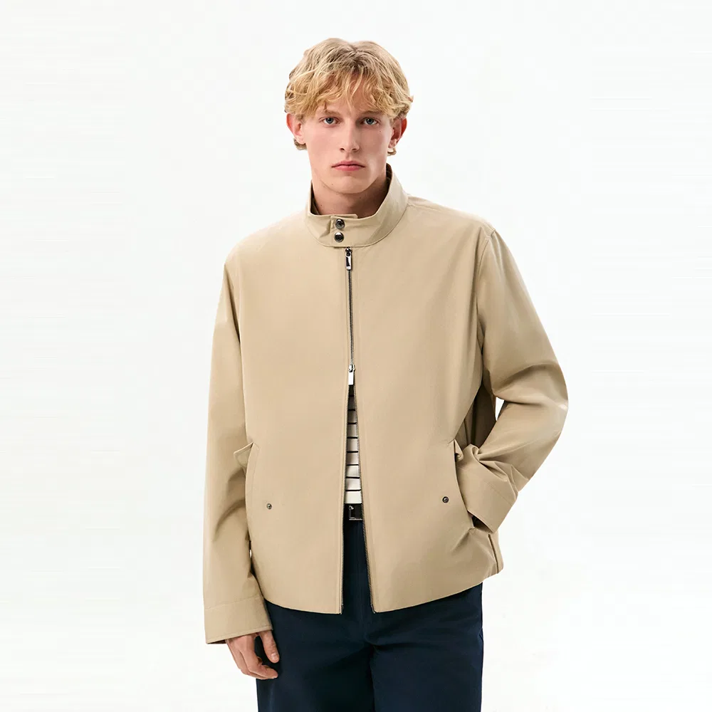 Мужская короткая куртка со съёмным жилетом бежевая от Tommy Hilfiger