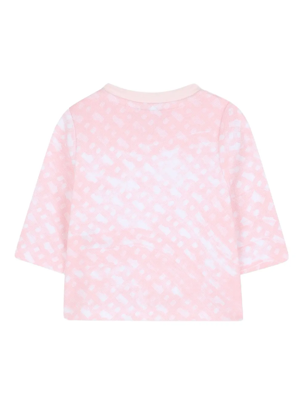 Комплект из топа и джоггеров с принтом BOSS Kidswear, розовый — фото 4