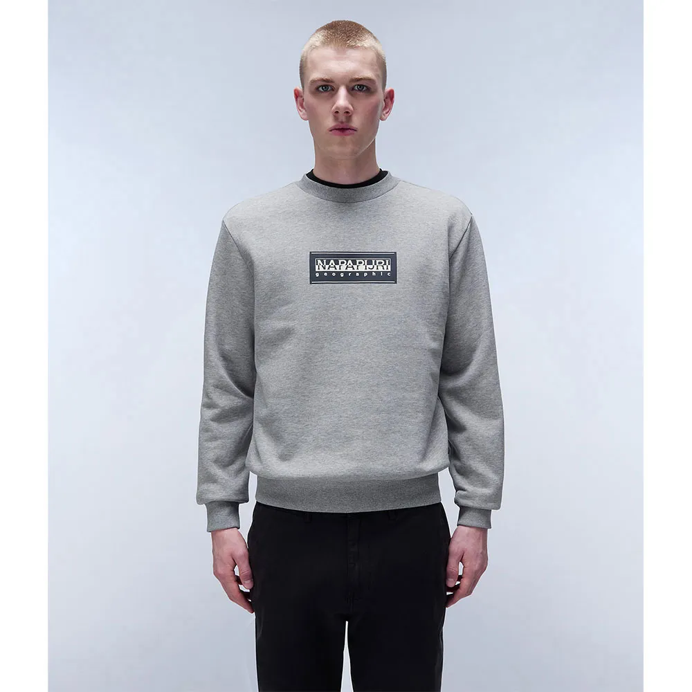 

Толстовка Napapijri Box Logo, серый