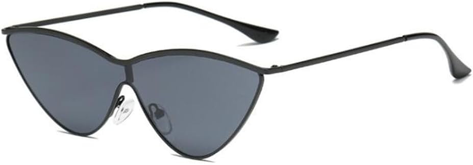 

Винтажные солнцезащитные очки «кошачий глаз» для женщин, металлическая оправа, ретро-линзы треугольной формы, солнцезащитные очки «кошачий глаз» для женщин, защита от ультрафиолета UV400 VFDHN, C1