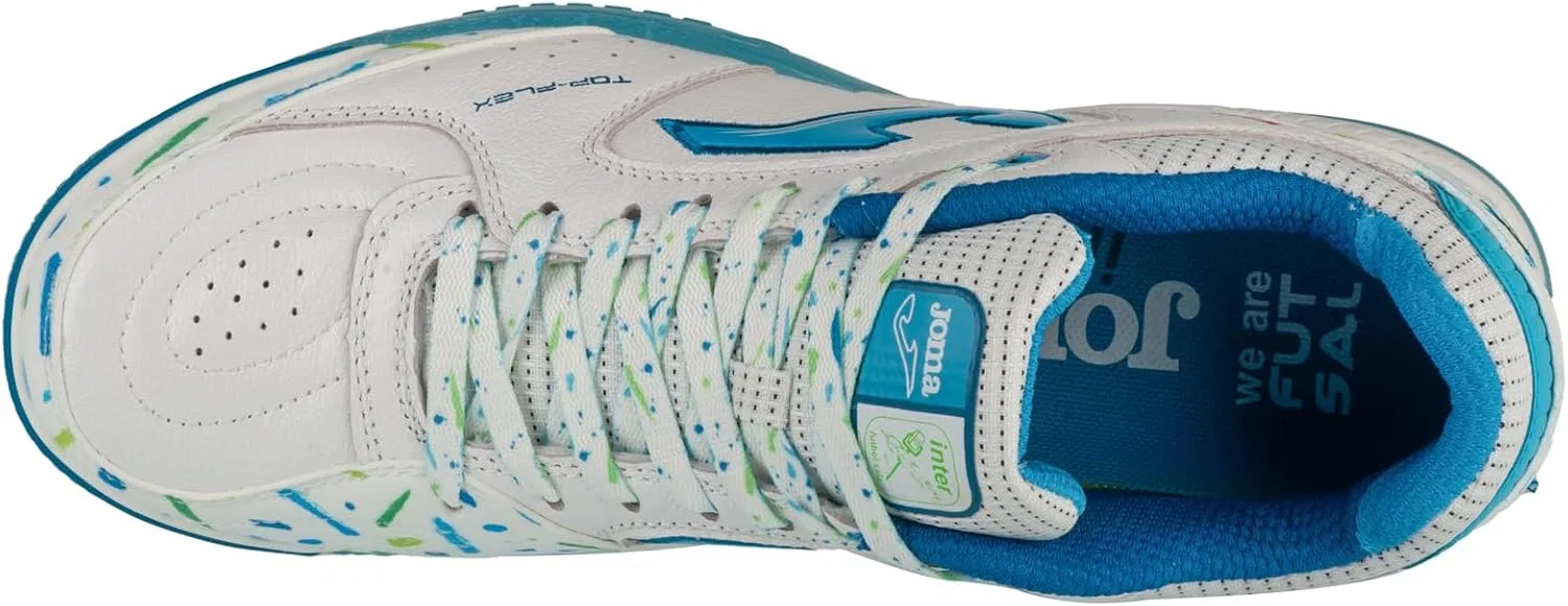 Мужские домашние кроссовки Joma Top Flex 2482 IN TOPW2482IN, бело-синие — фото 3