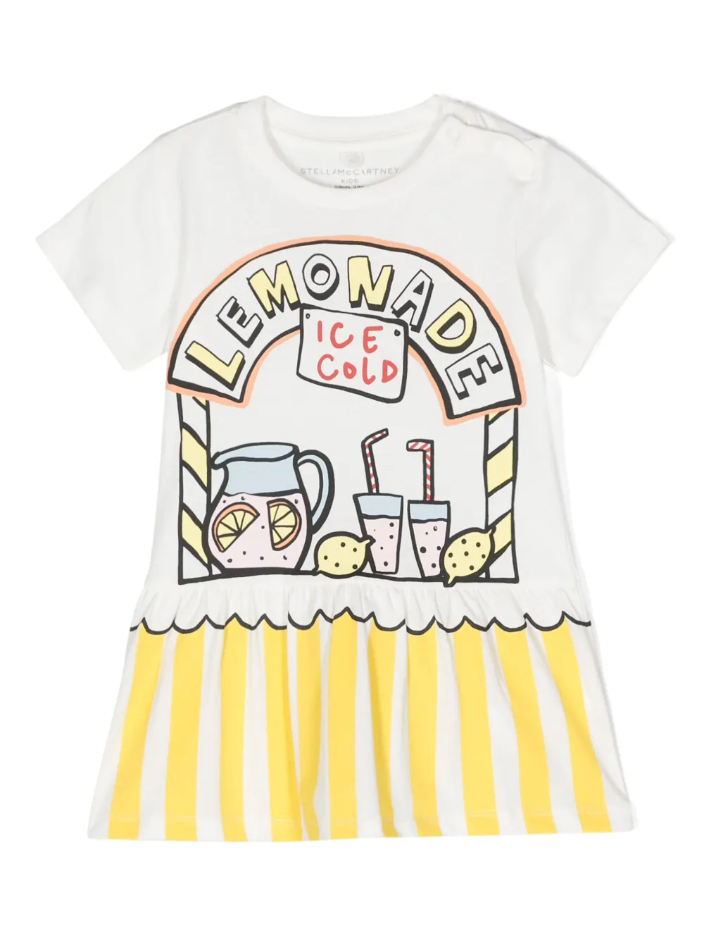 

Джемпер из органического хлопка с нашивкой Stella McCartney Kids, белый