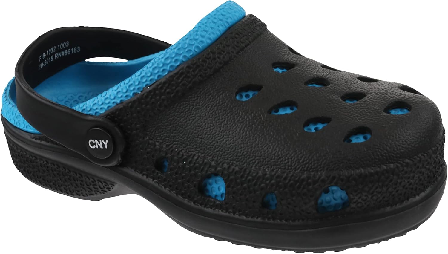 

Сабо для мальчиков Capelli New York из двух цветов с инъекцией EVA и задней ремешком, черный