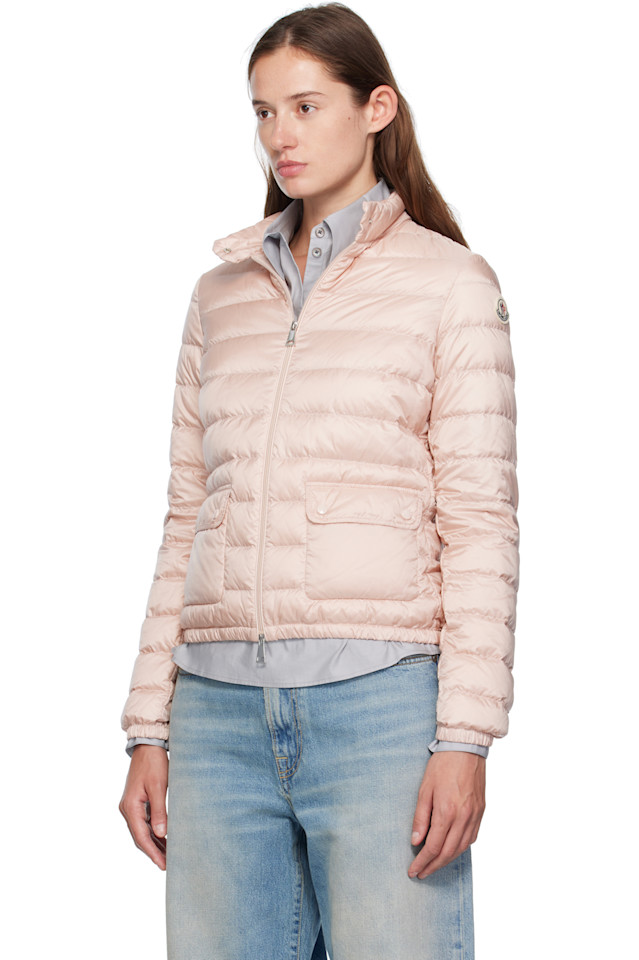 Moncler Розовая пуховая куртка Lans — фото 4