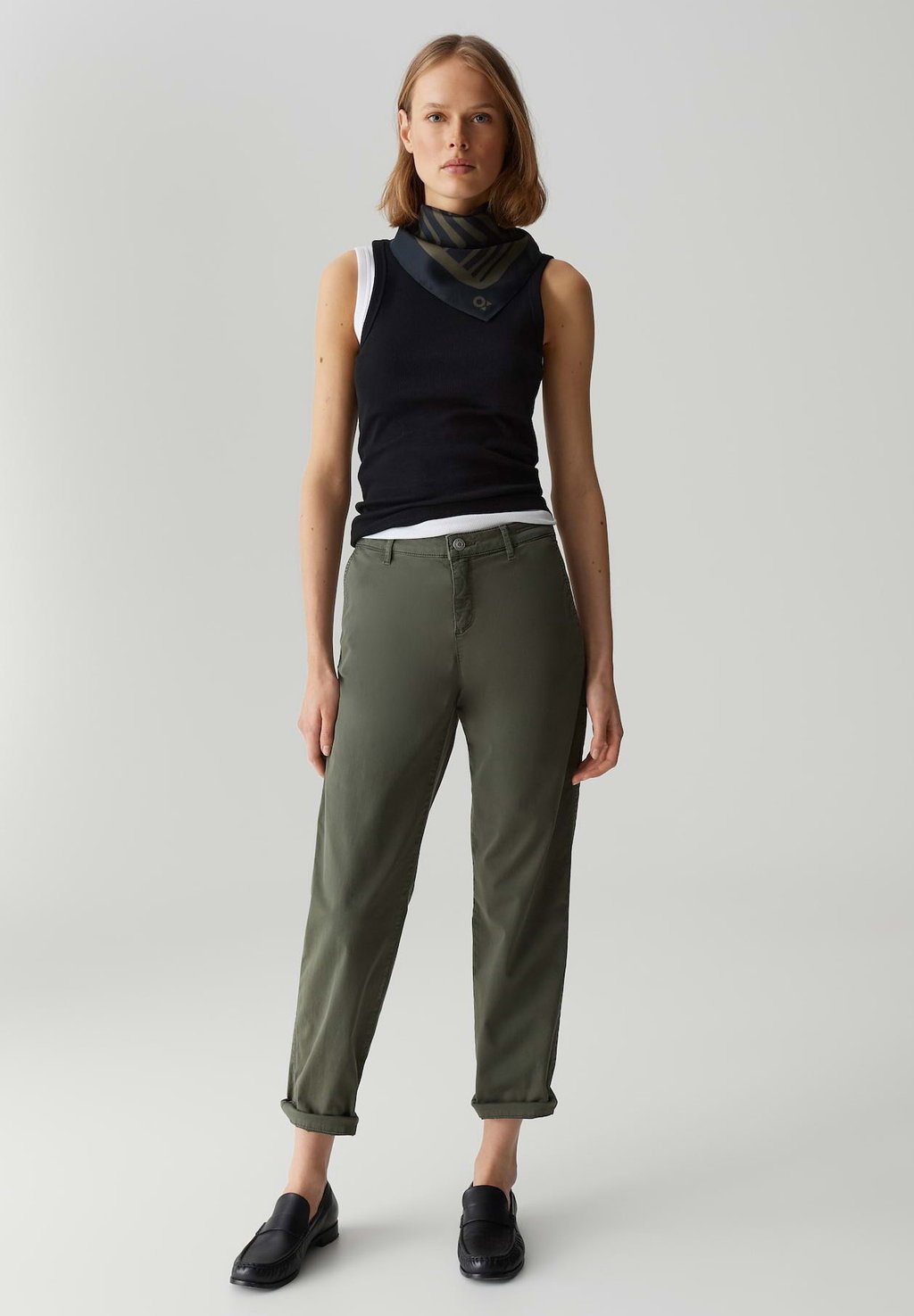 

Шарф ONE SIZE OPUS PANTS, оливковый
