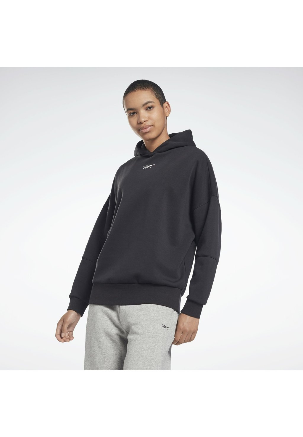 

Толстовка с капюшоном LUX Reebok, черный