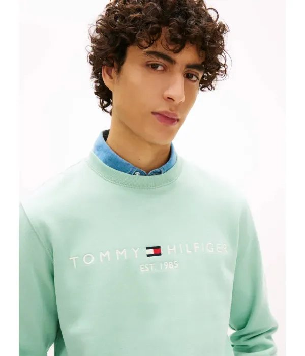 Толстовка regular fit Tommy Hilfiger, мятный — фото 4