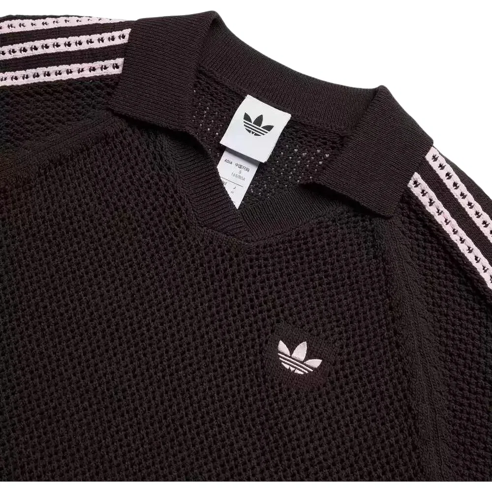 Футболка-поло Adidas, цвет «Черный белый», KE0198 — фото 3
