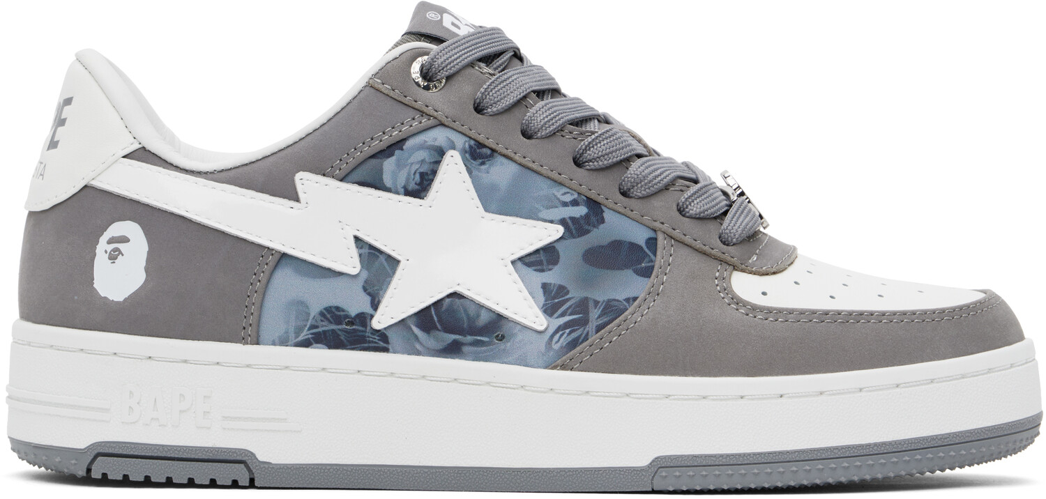

Белые кроссовки Sta #2 BAPE, серый, Белый, Белые кроссовки Sta #2 BAPE, серый